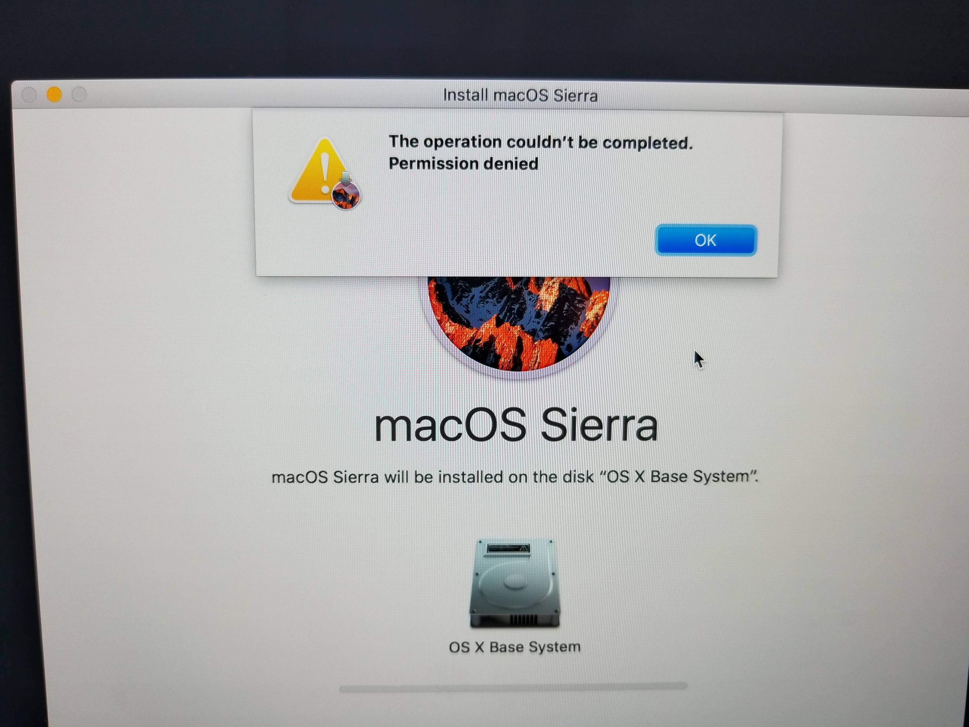 mac high sierra updates not installing on raid hd